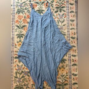 🌴 ELAN  BEACH🌴 V-Back Cover-Up MIDI Dress Boho Size OS Pockets